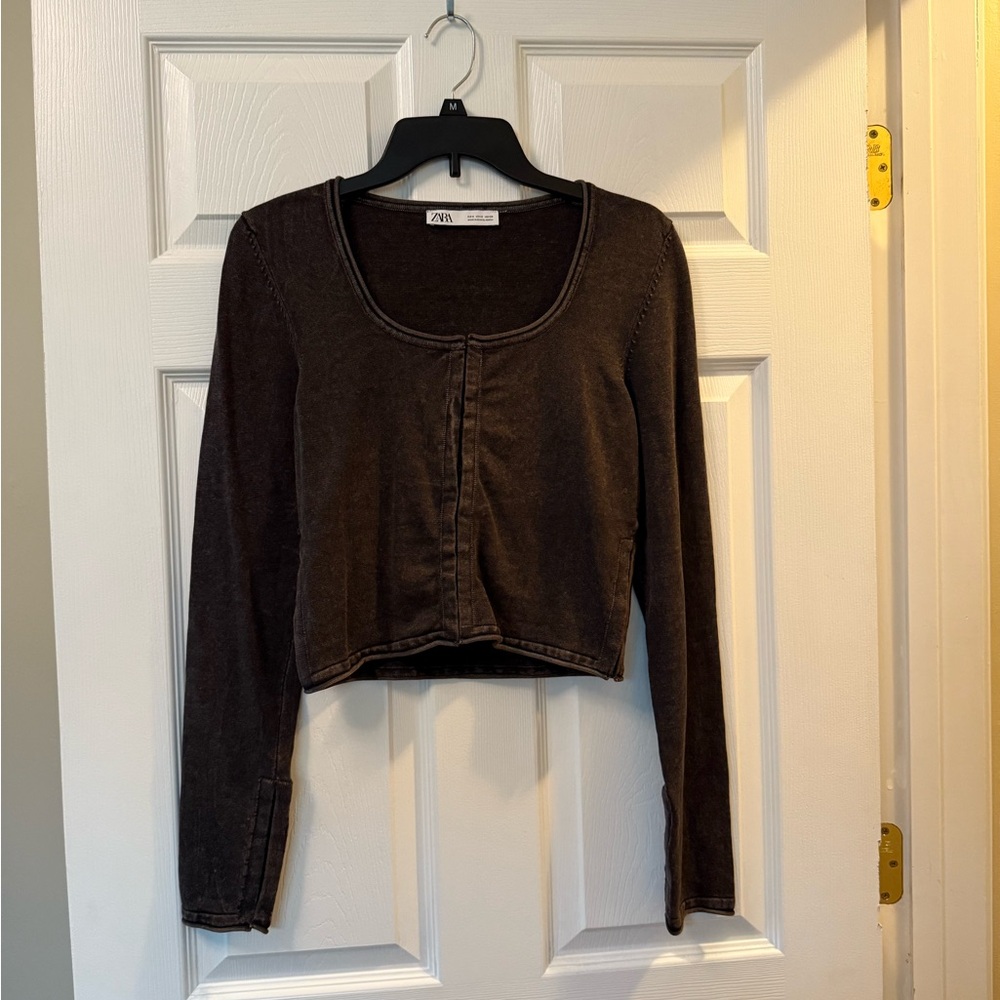 Zara Crop Blouse